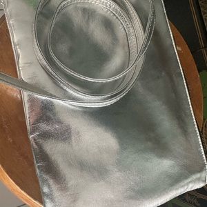 Silver clutch Bag